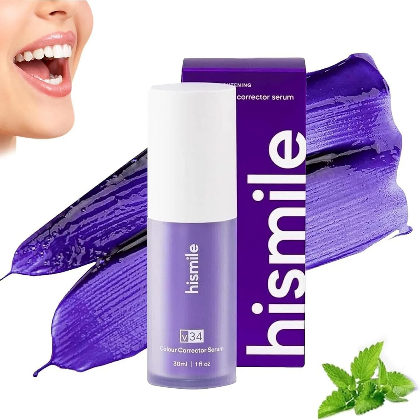 Hismile v34 - Crema Blanqueadora Dental